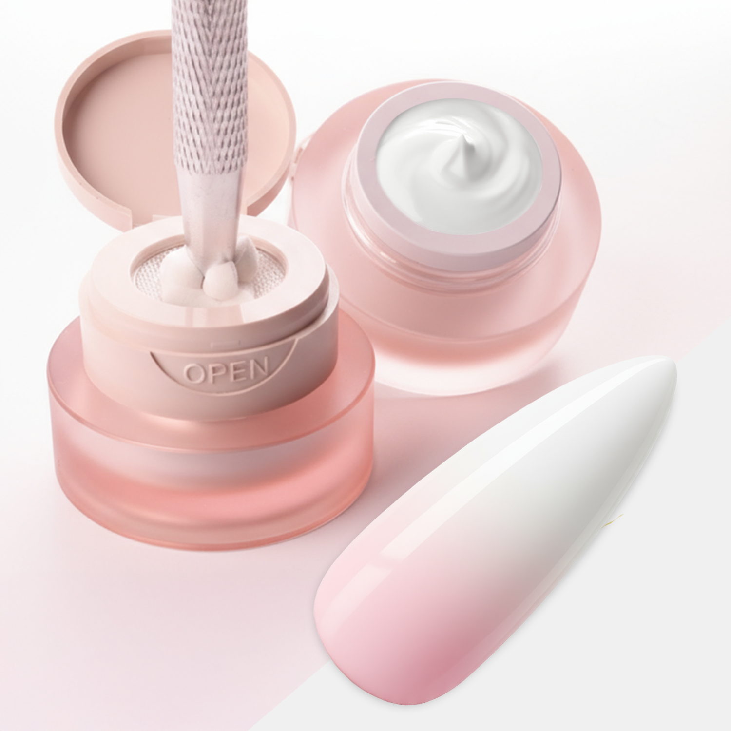 Ombre Babyboomer Gel · Pure White 2g