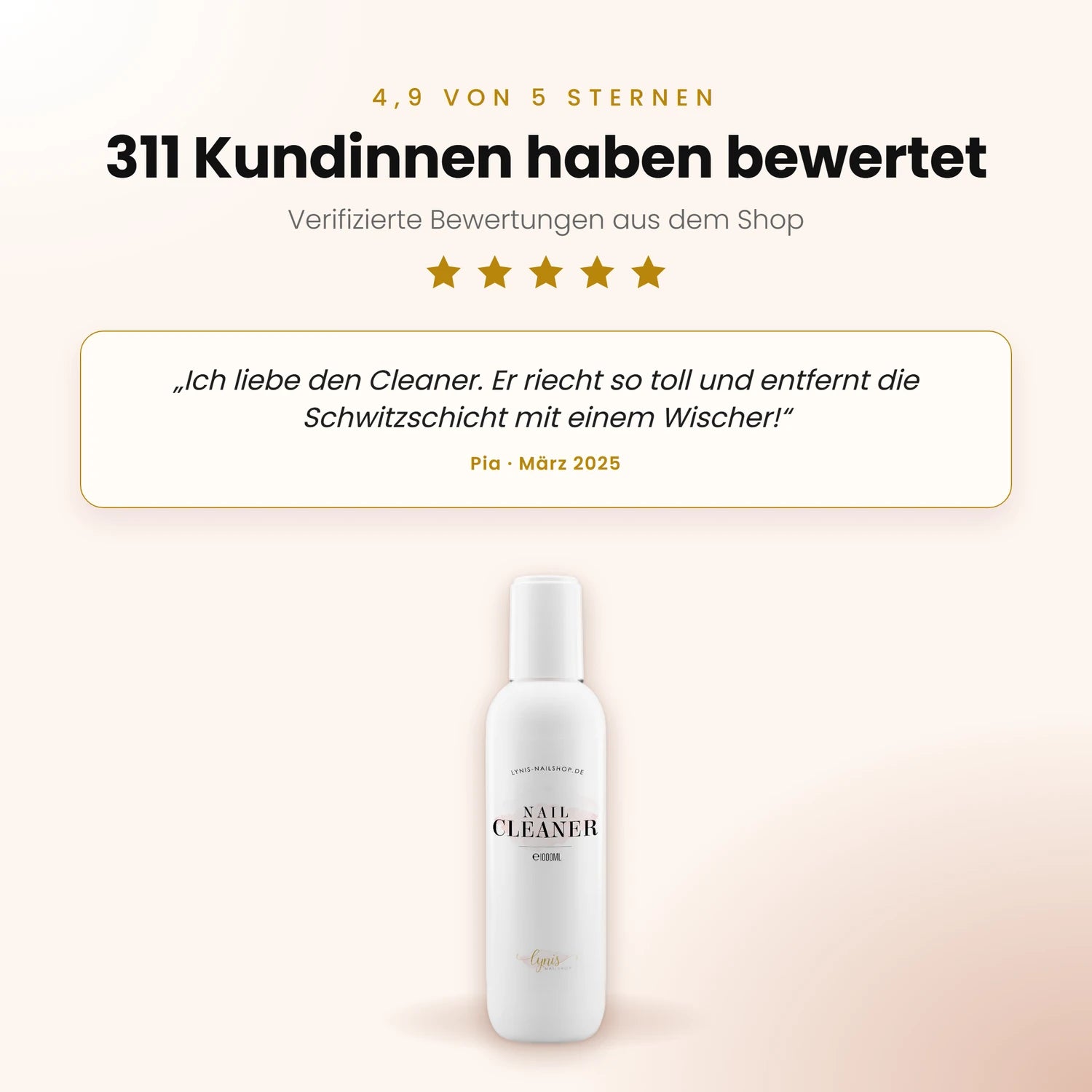 Cleaner für Nägel, flüssigkeit, reiniger für Nägel im Nageldesign & Nagelstudios