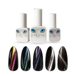 Mirror Cat Eye Shellac Set