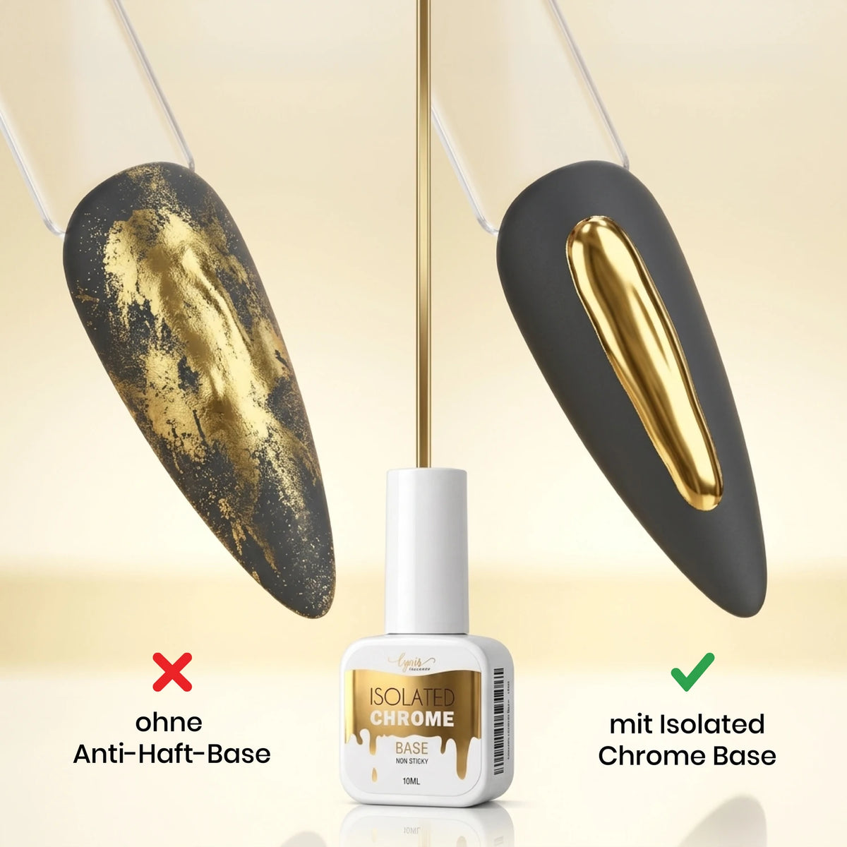 Isolated Chrome Base · non sticky 10ml