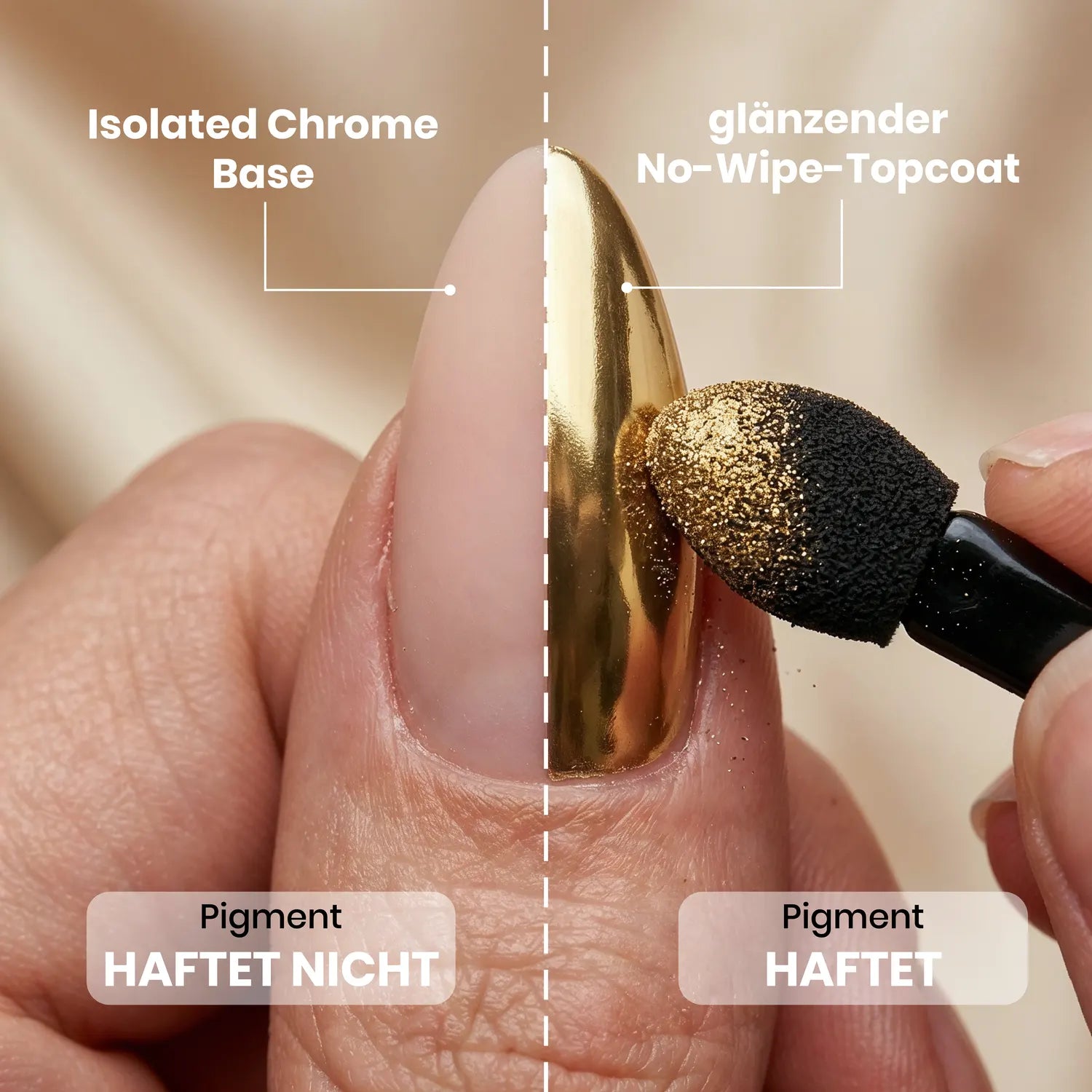 Isolated Chrome Base · non sticky 10ml, chrom, chrome, Chromebase, chromesealer, isolated chrome, isolated chrome base für Nägel im Nageldesign & Nagelstudios
