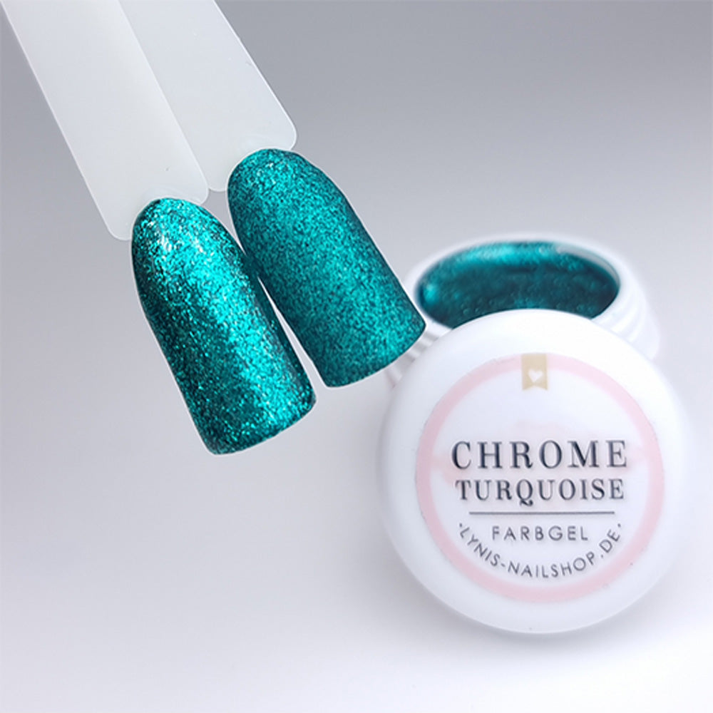 Chrom Turquoise · Farbgel 5ml*
