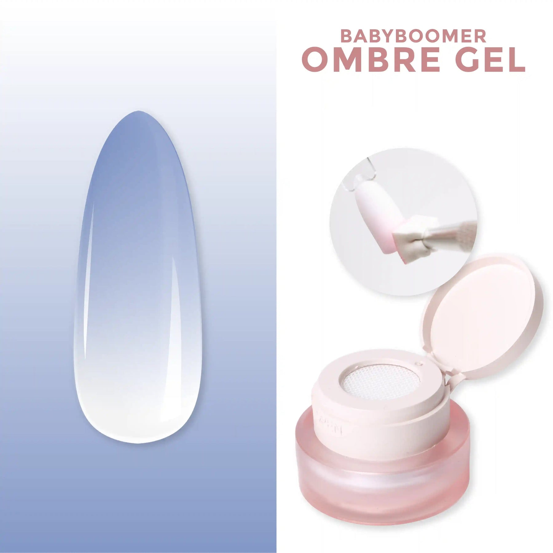 Ombre Babyboomer Gel · Pastell Indigo 2g