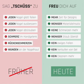 No File Gel Spar-Set · Nägel OHNE lästiges Feilen!