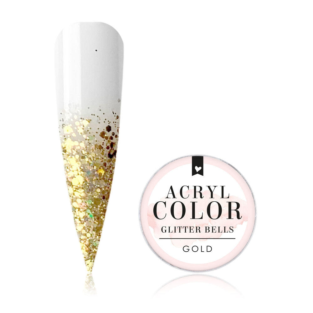 Acryl Color · Glitter Bells · Gold