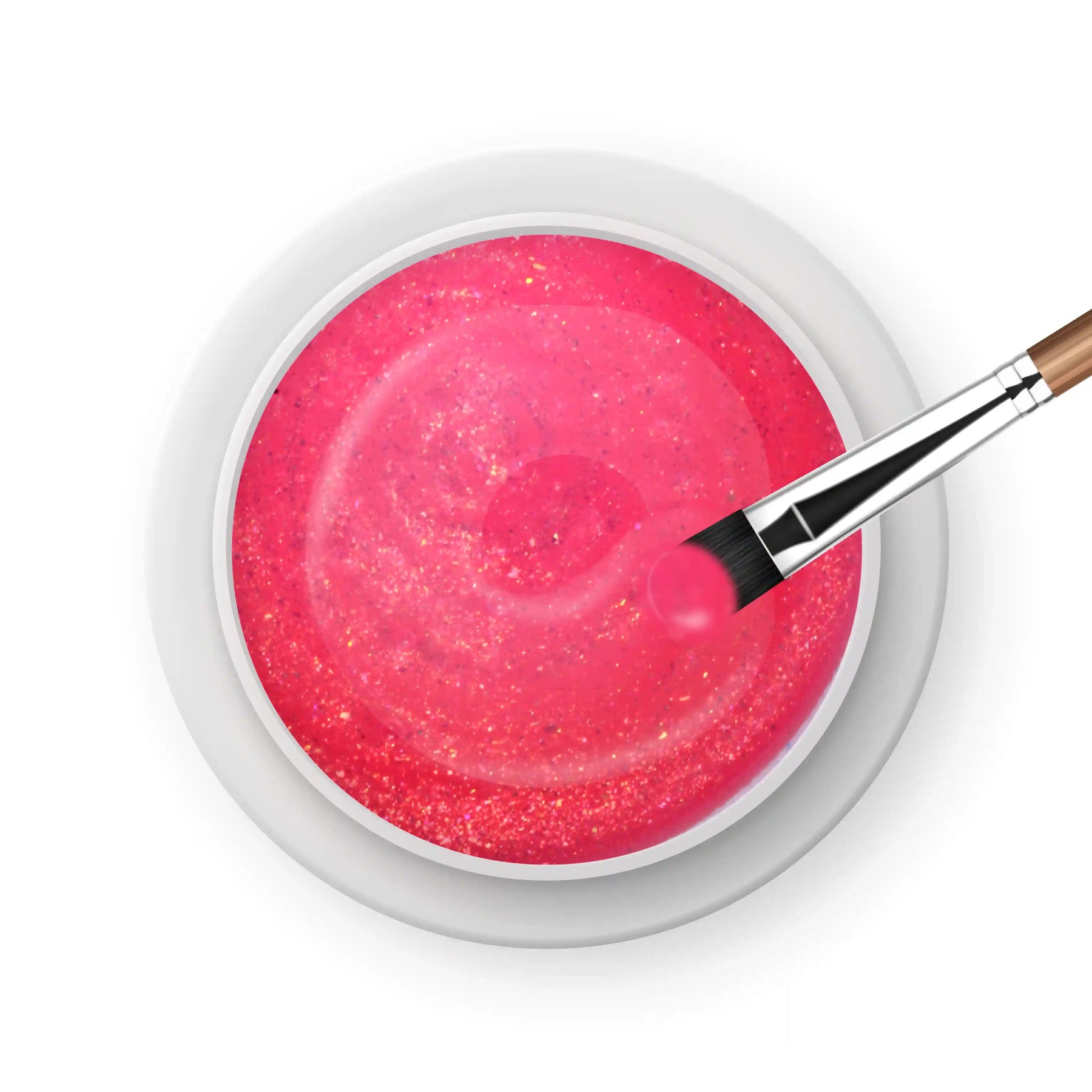 Mermaid Builder Gel · Pink 15ml, Aufbaugel, bunt, irisierend, schimmer für Nägel im Nageldesign & Nagelstudios