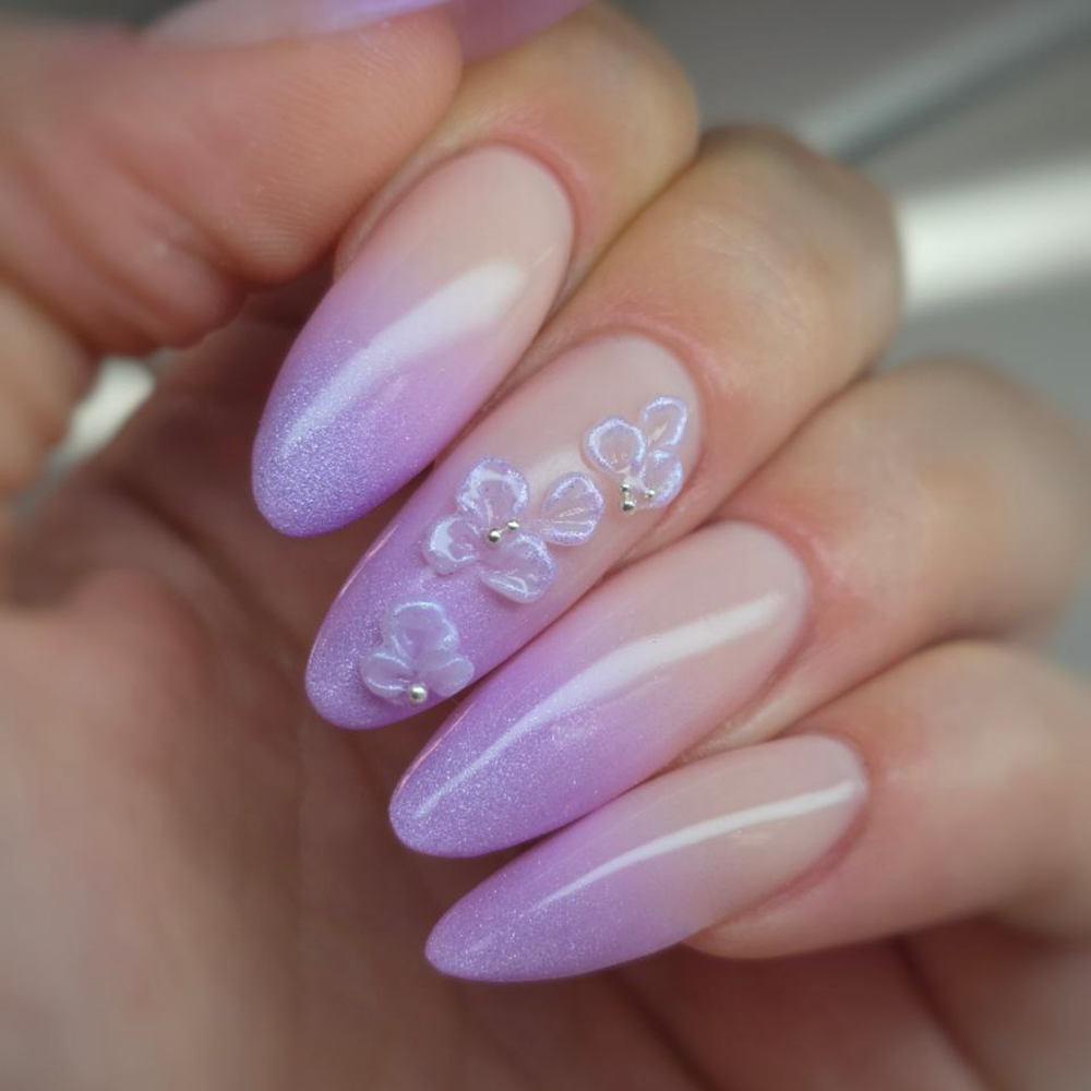 Ombre Babyboomer Gel · Fairy Plum 2g, Aura-Effekt, Babyboomer Gel, Farbverlauf, Ombre Gel, Ombre Verlauf, Verlauf für Nägel im Nageldesign & Nagelstudios
