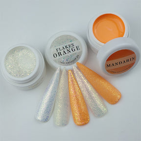Farbgel Flakes Orange 5ml Premium*