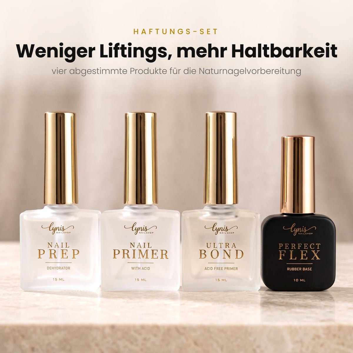 Haftungs-Set · für weniger Liftings & mehr Haltbarkeit*