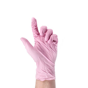 pinke latex handschuhe Nitril Handschuhe 100 Stk günstig für Nageldesigner