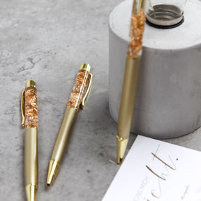 Kugelschreiber in edlem Gold