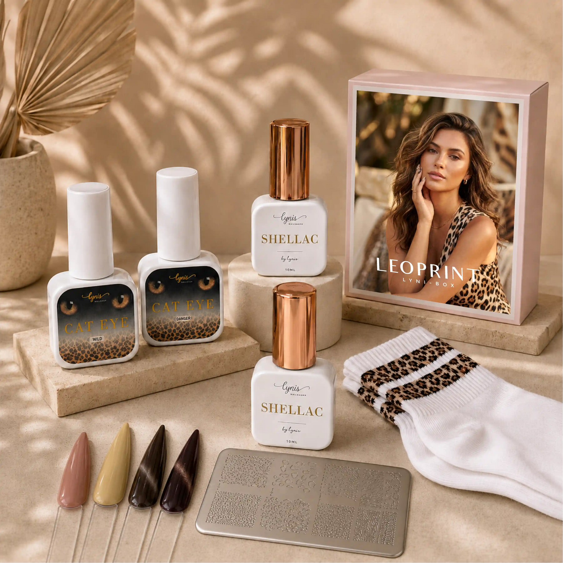 LyniBox · Leoprint, hidden für Nägel im Nageldesign & Nagelstudios