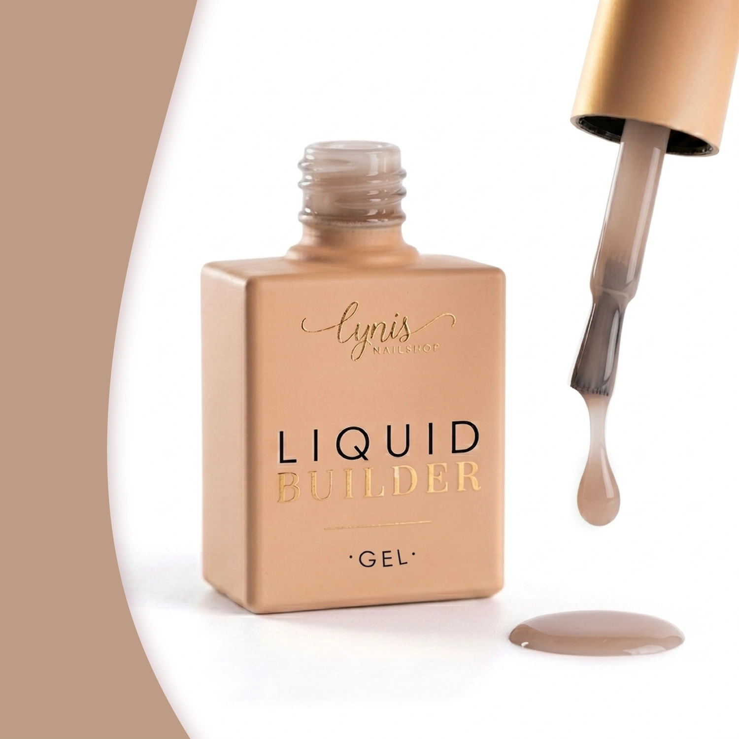 Liquid Builder · Nude 10ml, Aufbaugel in der Flasche, Builder in the bottle, Gel in der Flasche für Nägel im Nageldesign & Nagelstudios