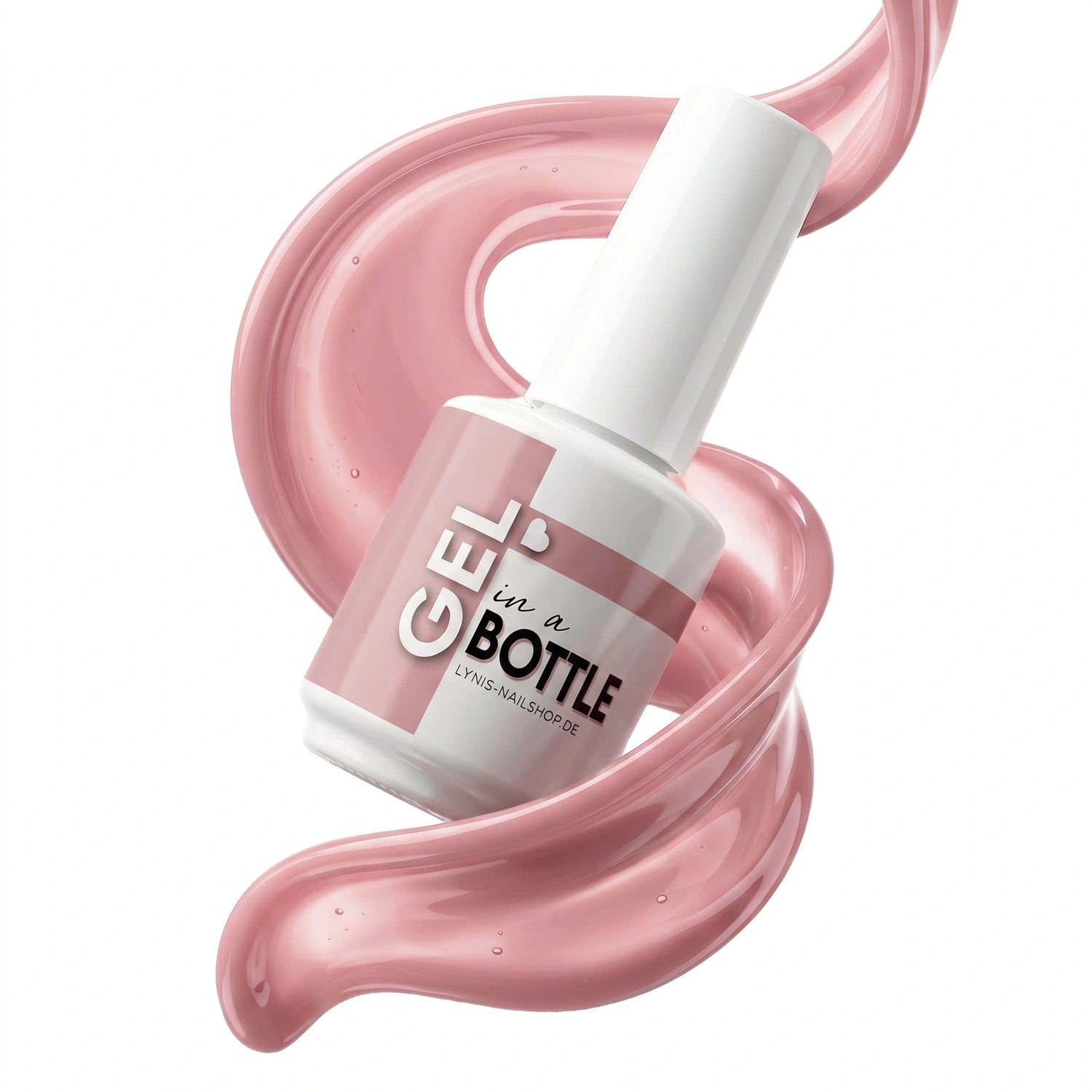 Gel in a bottle · Light Rose 15ml*, Aufbaugel in der Flasche, Builder in the bottle, Gel in der Flasche, Naturnagelverstärkung für Nägel im Nageldesign & Nagelstudios