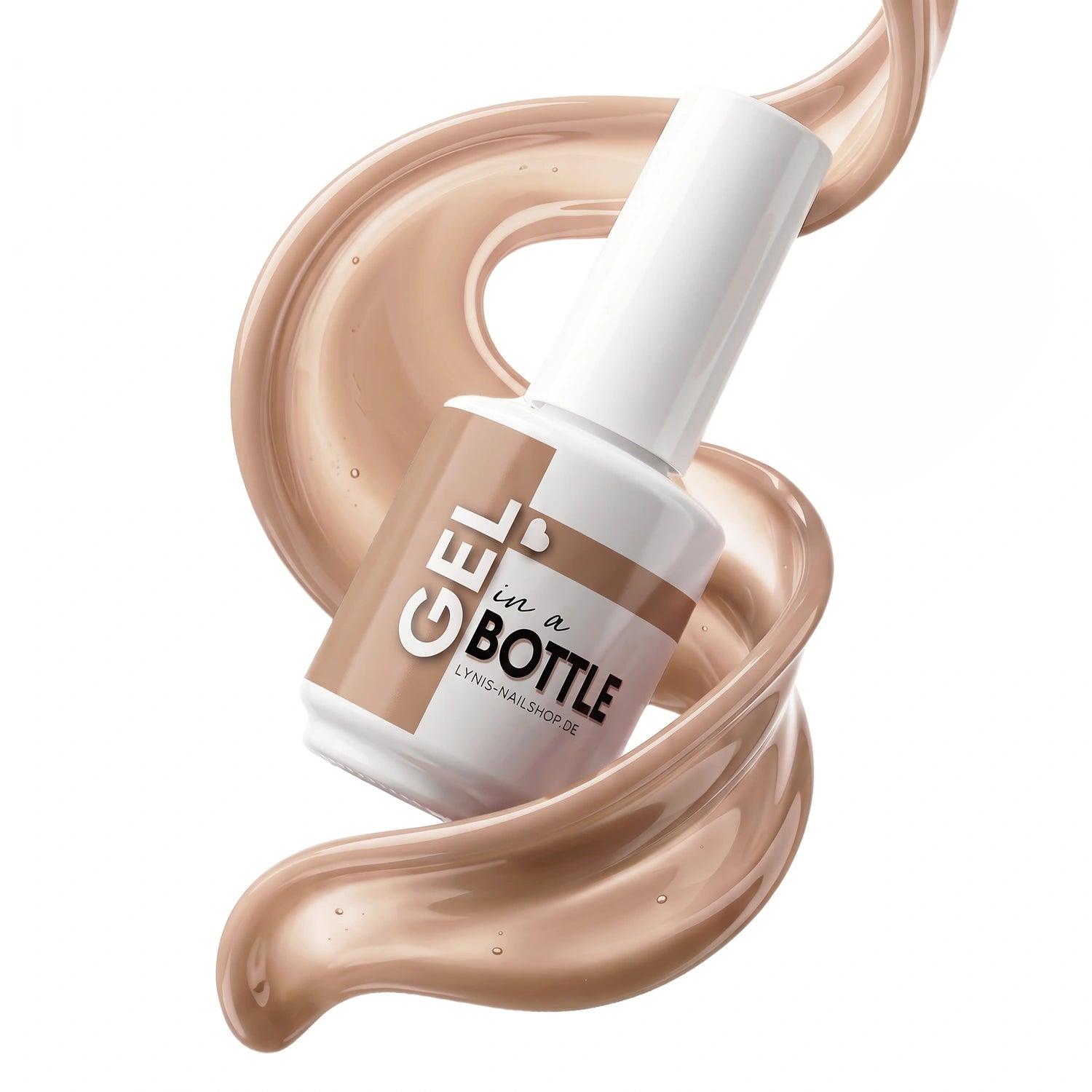 Gel in a bottle · Light Sand 15ml*, Aufbaugel in der Flasche, Builder in the bottle, Gel in der Flasche, Naturnagelverstärkung für Nägel im Nageldesign & Nagelstudios