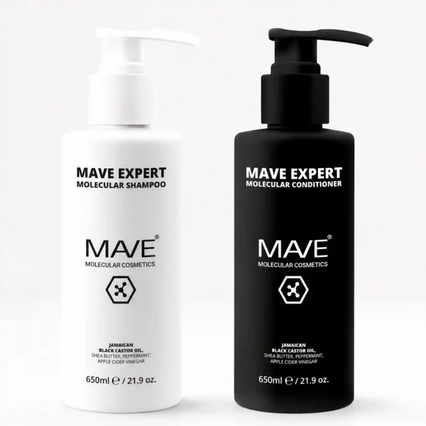 Molecular Shampoo + Conditioner Set ∙ 650 ml + 650 ml, hidden für Nägel im Nageldesign & Nagelstudios