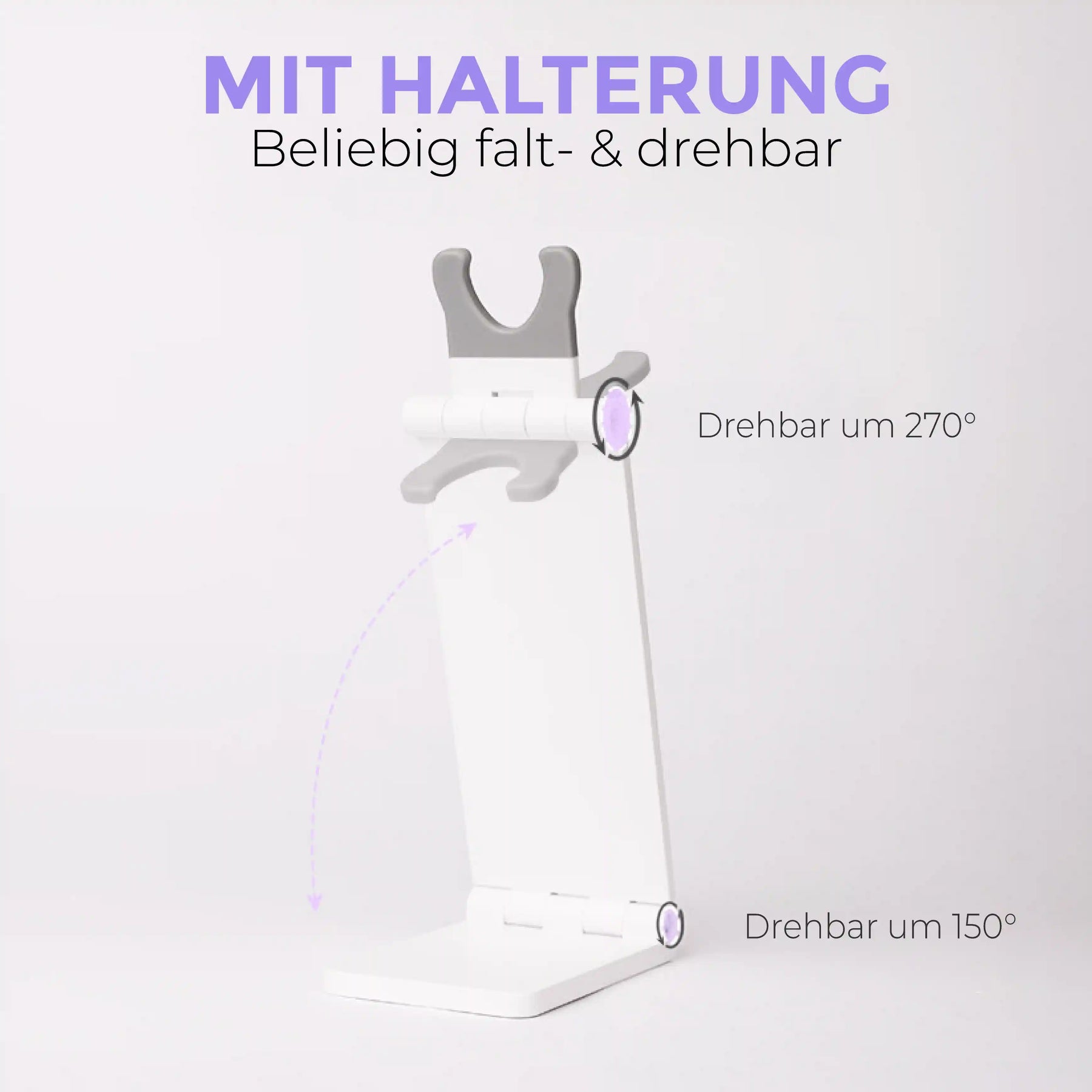 Mini UV/LED Lampe · mit Halterung + Akku