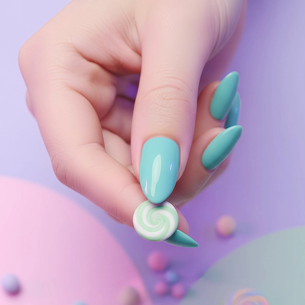 Shellac · Candylicious Minty Melt 10ml, gel polish, nail polish, uv lack für Nägel im Nageldesign & Nagelstudios