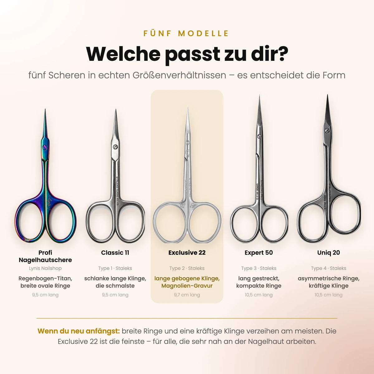 Profi Nagelhautschere Exclusive 22 Type 2 · Staleks