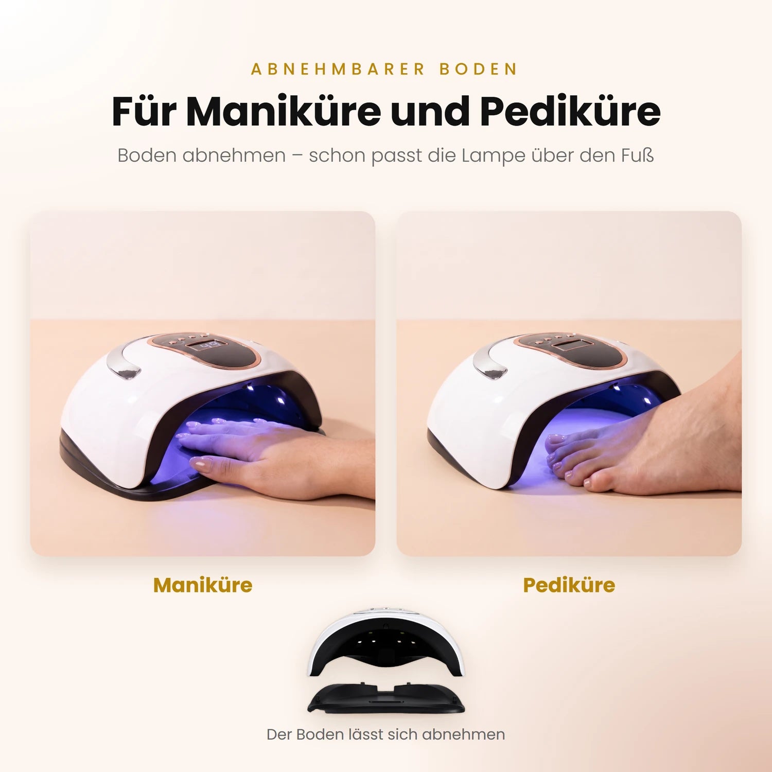 Dual UV/LED Lampe 168W, aushärten, Nagellampe, strahlen für Nägel im Nageldesign & Nagelstudios
