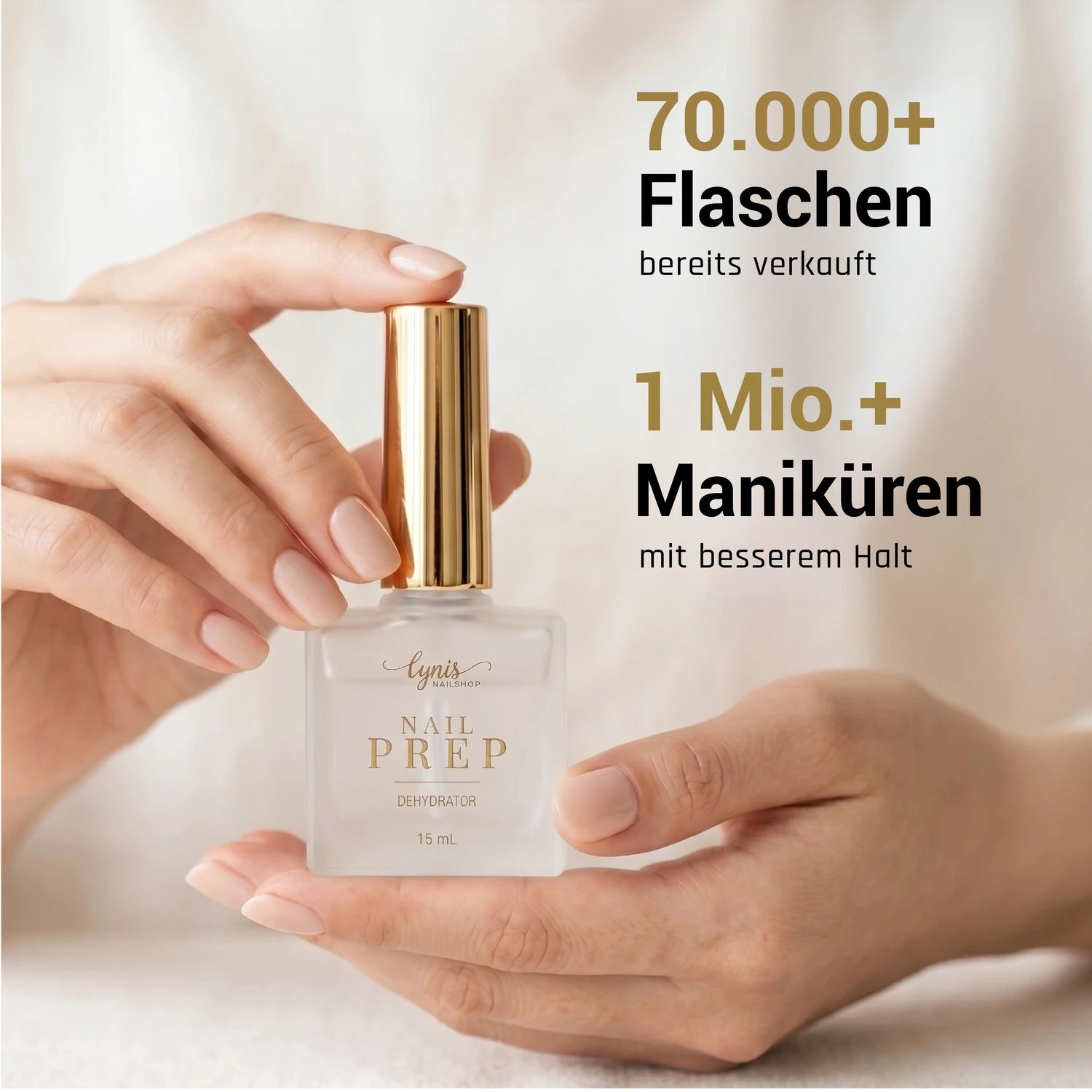 Nail Prep · Dehydrator 15ml, entfetter, Haftvermittler, Naturnagel entfetten, Naturnagelvorbereitung für Nägel im Nageldesign & Nagelstudios