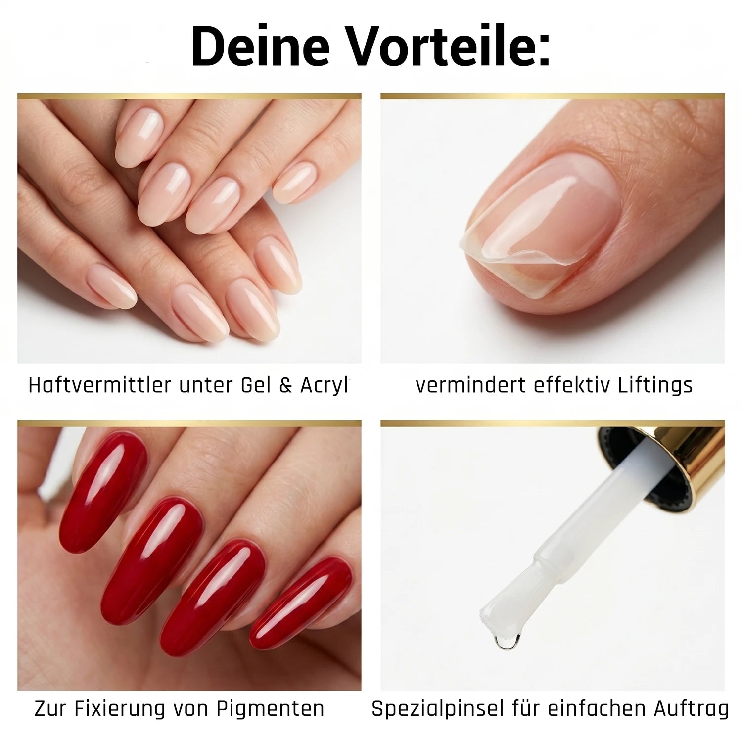 Nail Prep · Dehydrator 15ml, entfetter, Haftvermittler, Naturnagel entfetten, Naturnagelvorbereitung für Nägel im Nageldesign & Nagelstudios