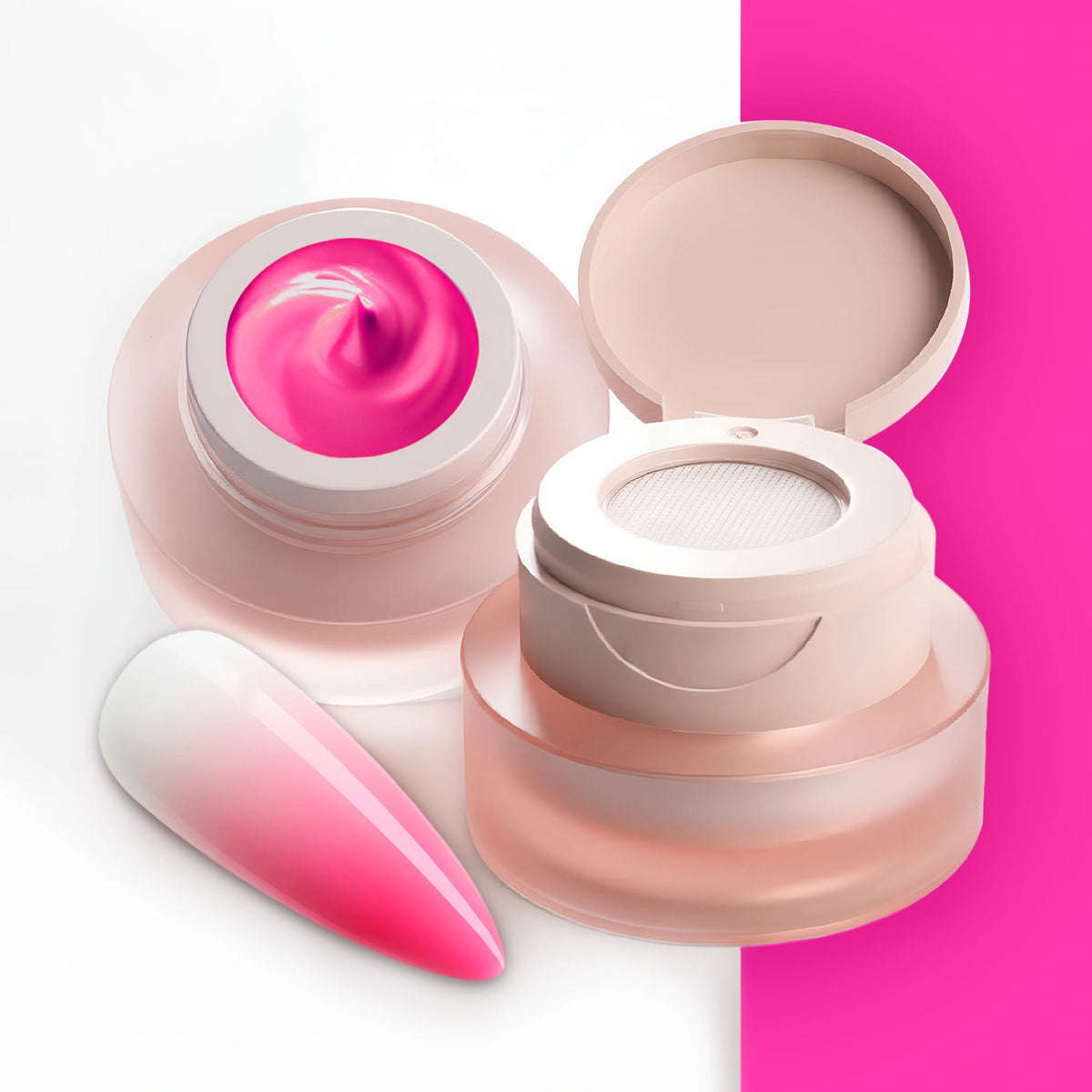 Ombre Babyboomer Gel · Neon Pink 2g