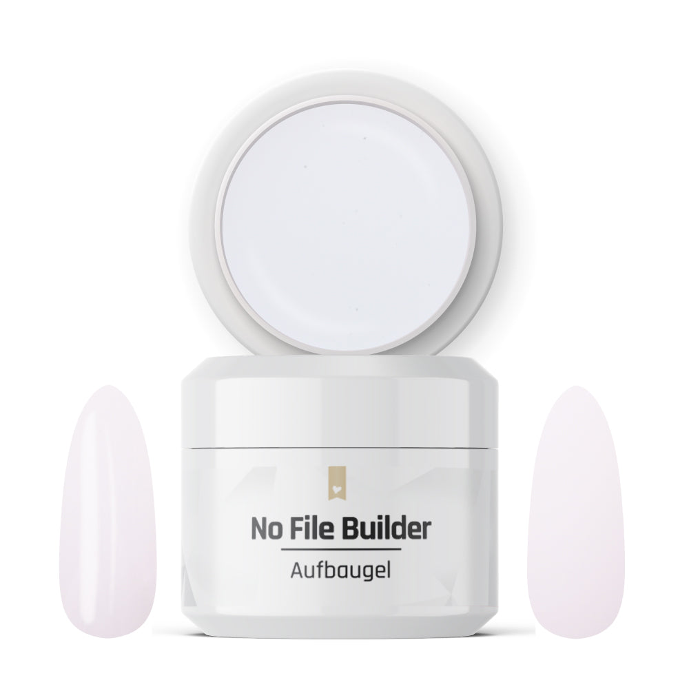 No File · Builder Gel Milky White 15ml