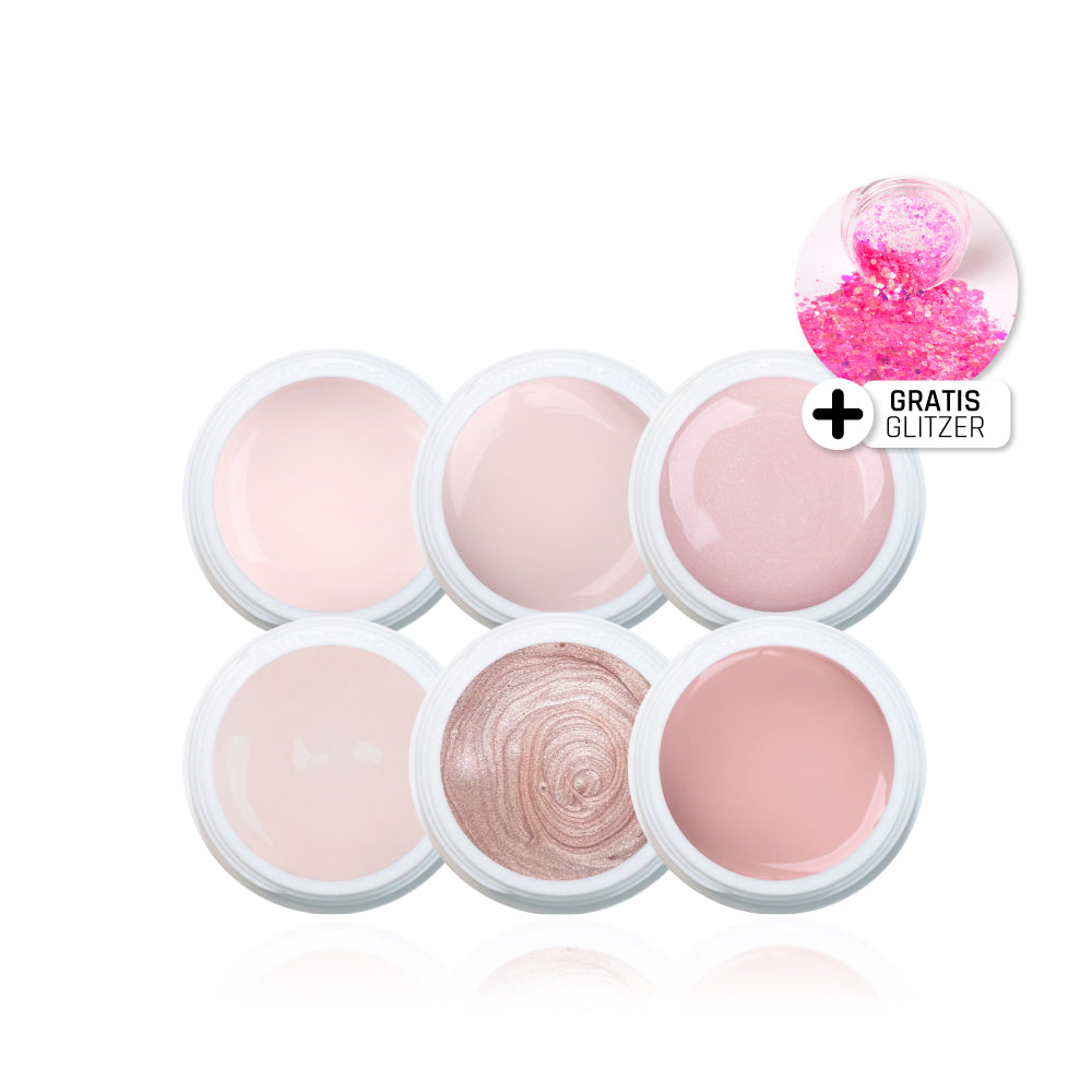 Nude Farbgel Set 6 Stück*
