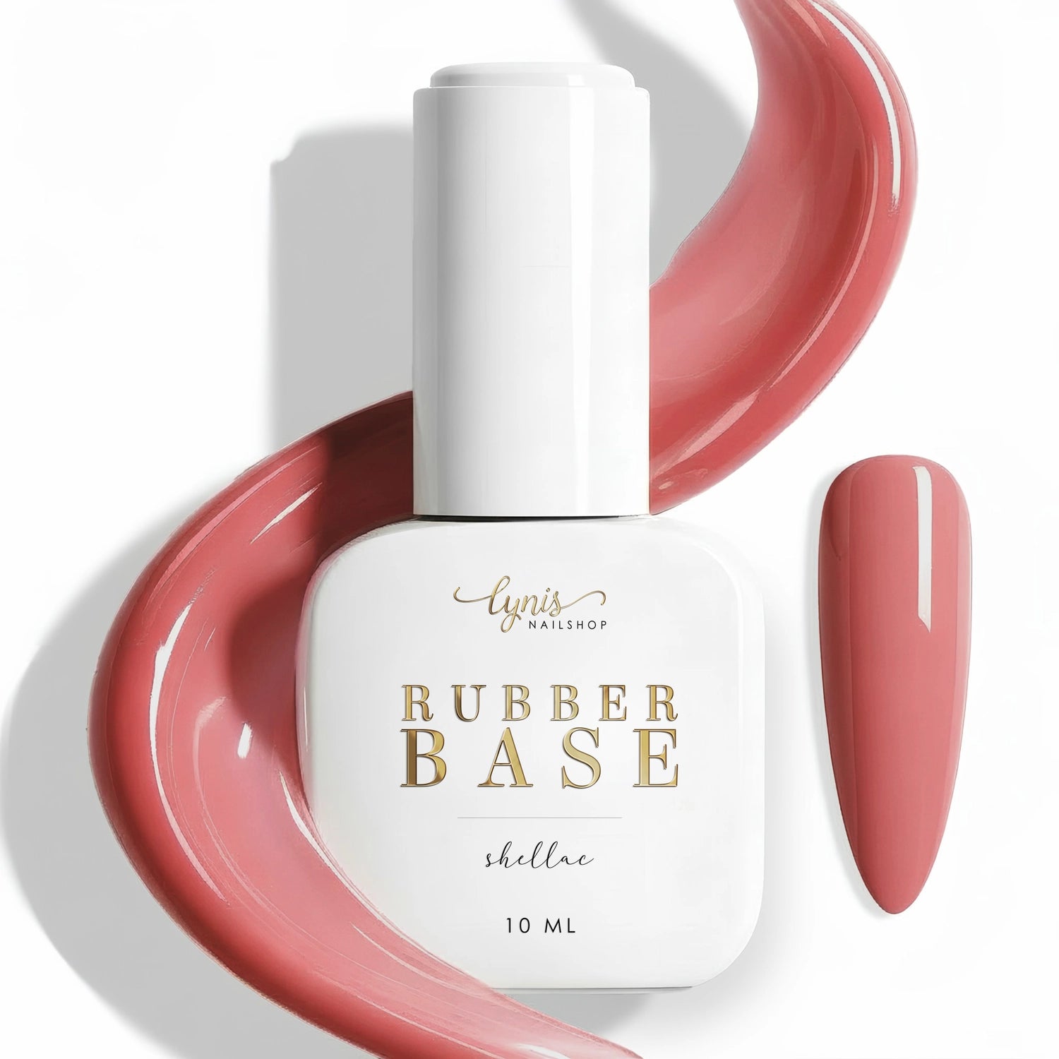 Shellac · Rubber Base · Old Rose 7,3ml*, JTL-DL für Nägel im Nageldesign & Nagelstudios