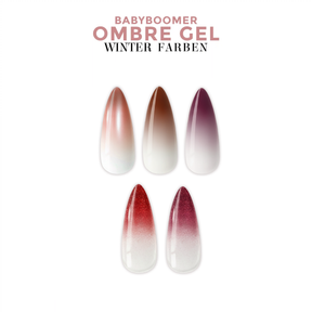 Ombre Babyboomer Gel Set · Winterfarben