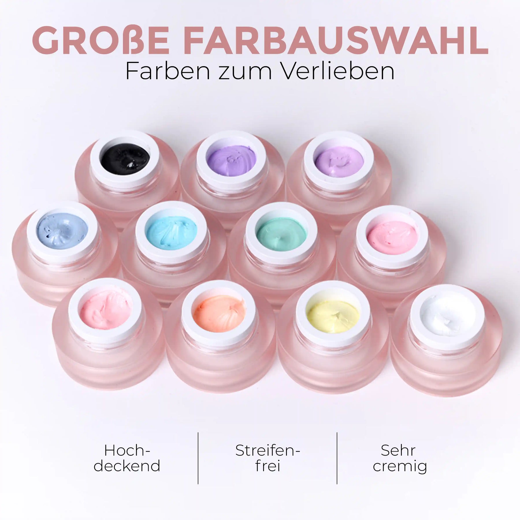 Ombre Babyboomer Gel · Glamarat 2g, Aura-Effekt, Babyboomer Gel, Farbverlauf, Ombre Gel, Ombre Verlauf, Verlauf für Nägel im Nageldesign & Nagelstudios