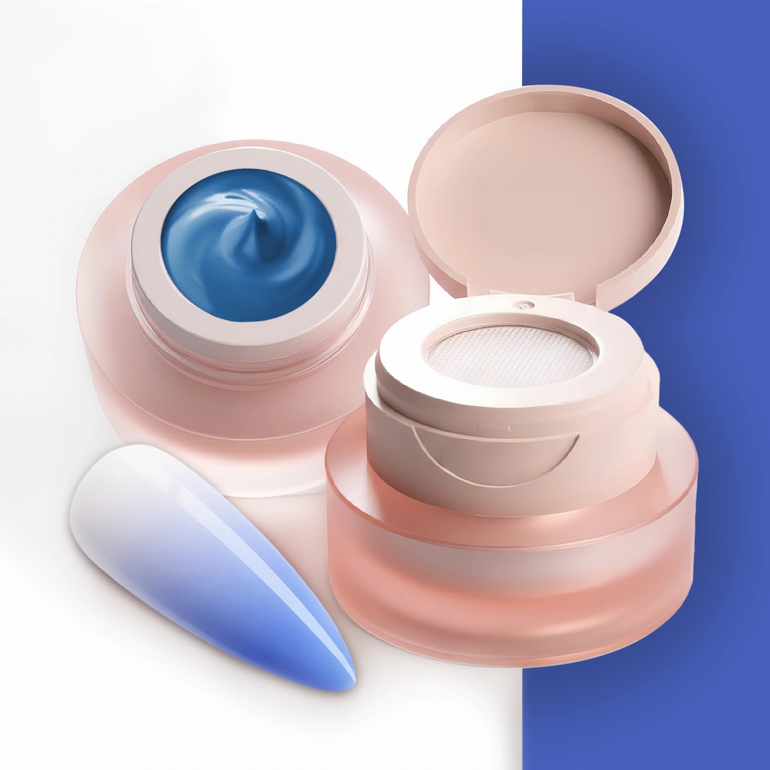 Ombre Babyboomer Gel · Pool Party 2g, Aura-Effekt, Babyboomer Gel, Farbverlauf, Ombre Gel, Ombre Verlauf, Verlauf für Nägel im Nageldesign & Nagelstudios