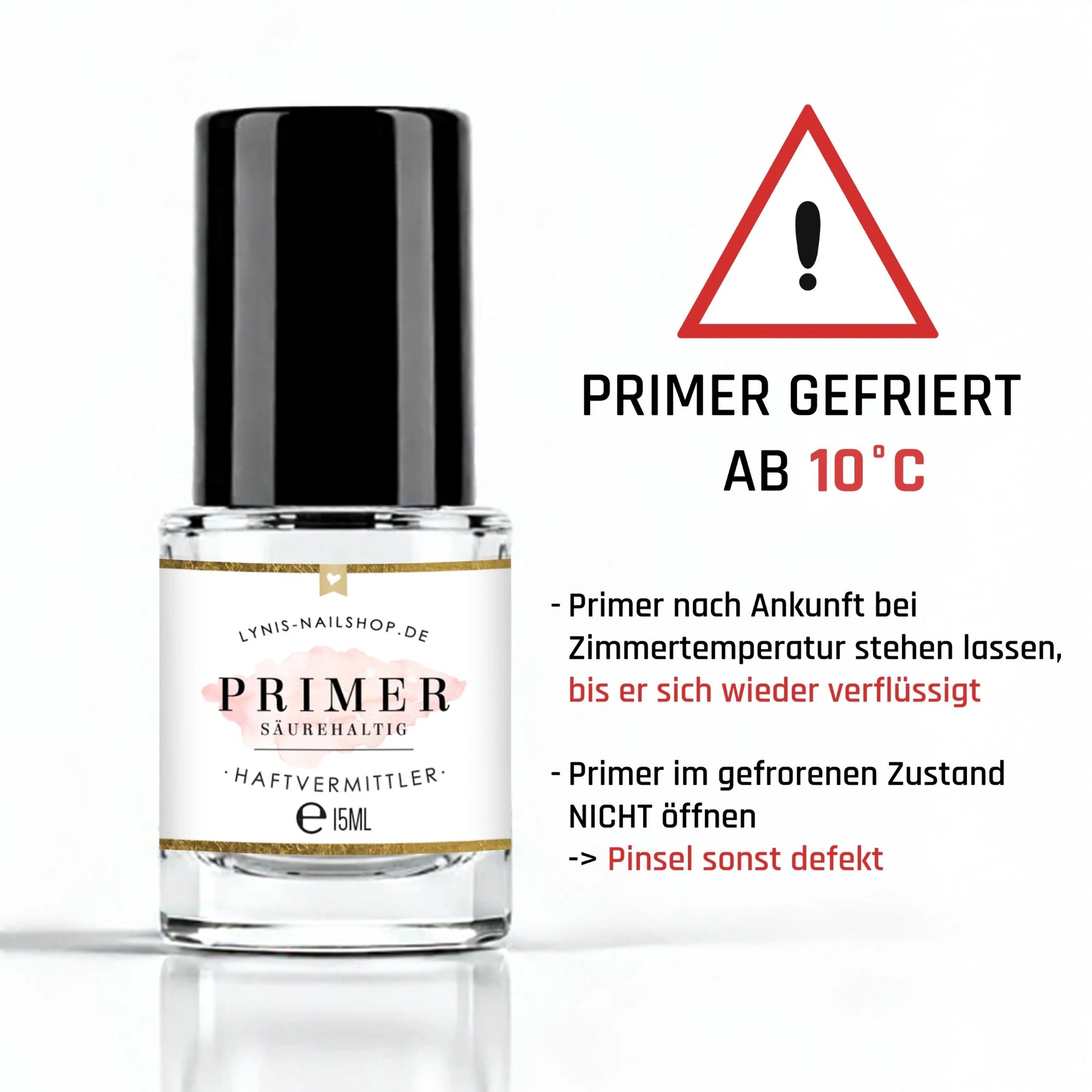 Primer säurehaltig 15ml*, Haftvermittler, Naturnagelvorbereitung, säure, säurehaltig für Nägel im Nageldesign & Nagelstudios