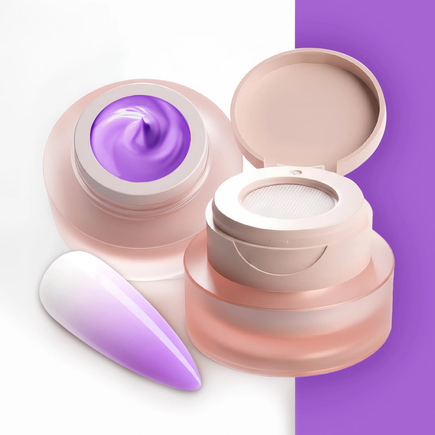 Ombre Babyboomer Gel · Pastell Purple 2g