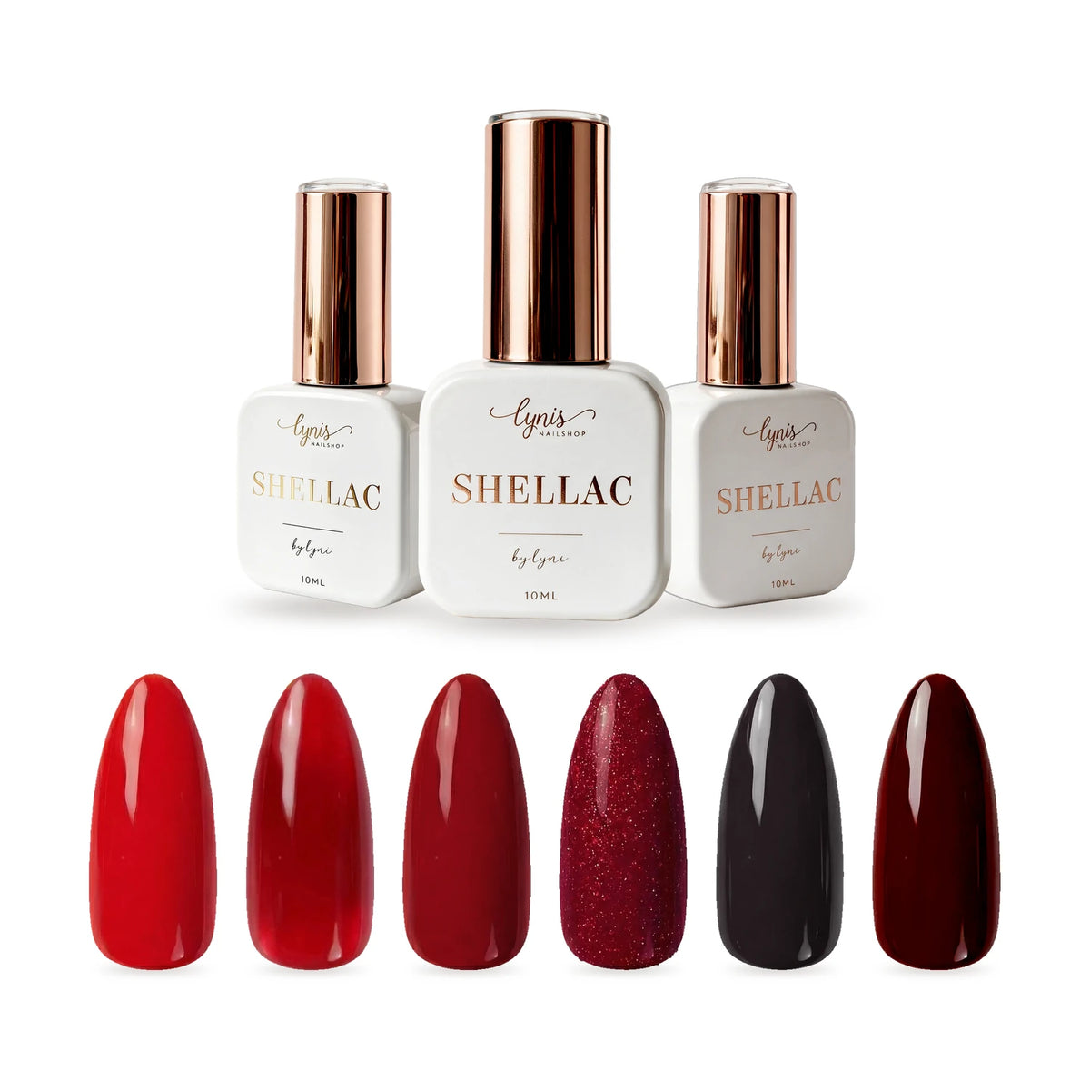 Red Shellac Set