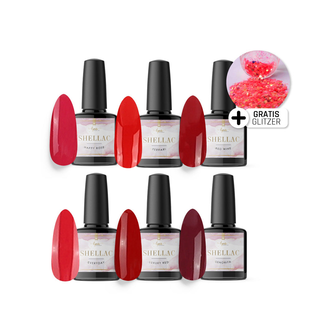 Red Shellac Set*