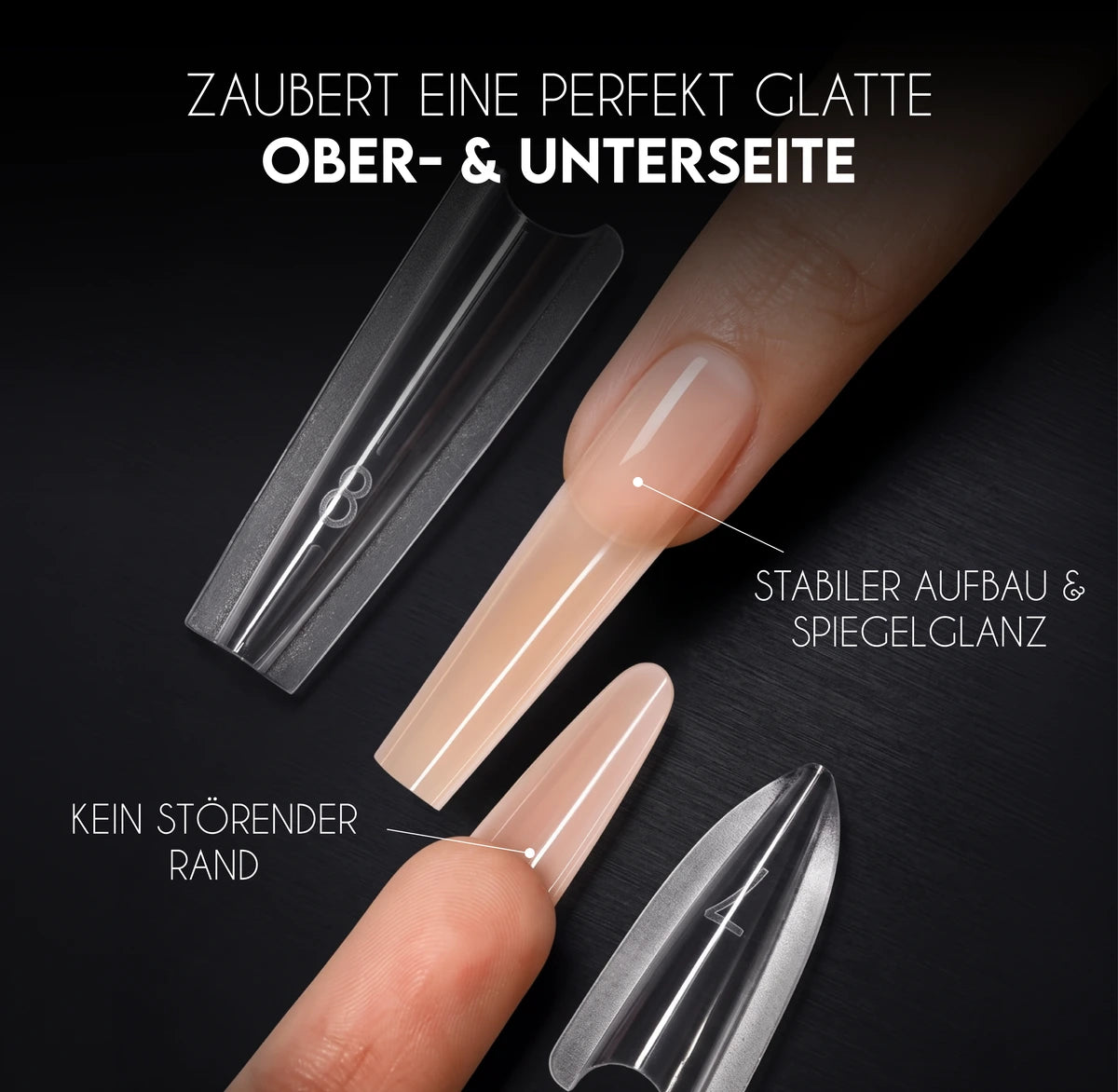 Square · Sandwich Dual Forms,  für Nägel im Nageldesign & Nagelstudios