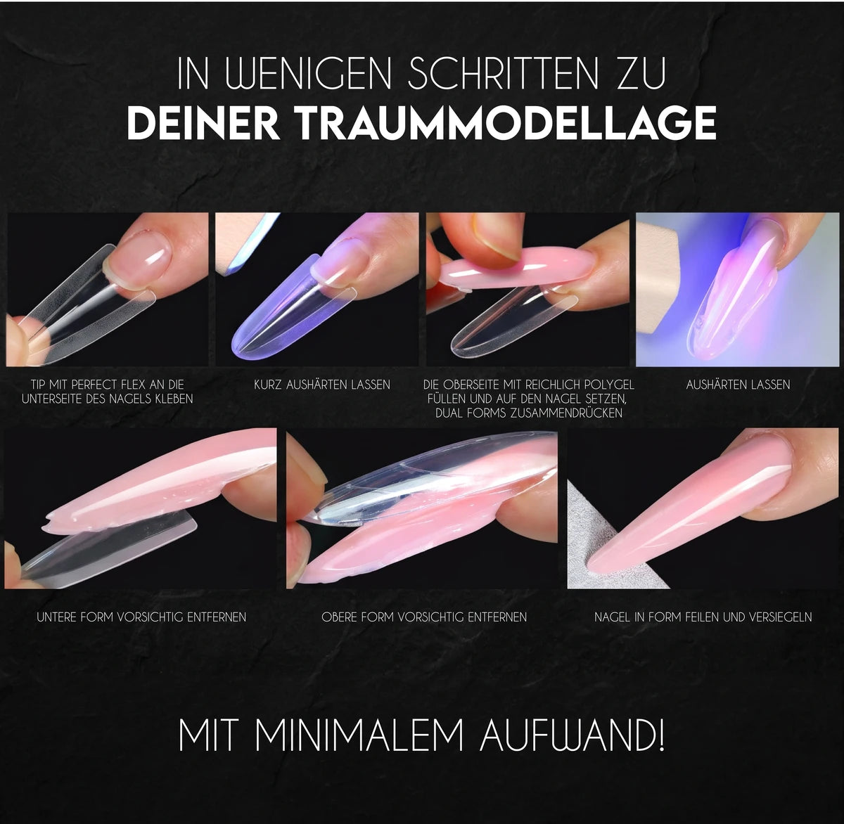 Square · Sandwich Dual Forms,  für Nägel im Nageldesign & Nagelstudios