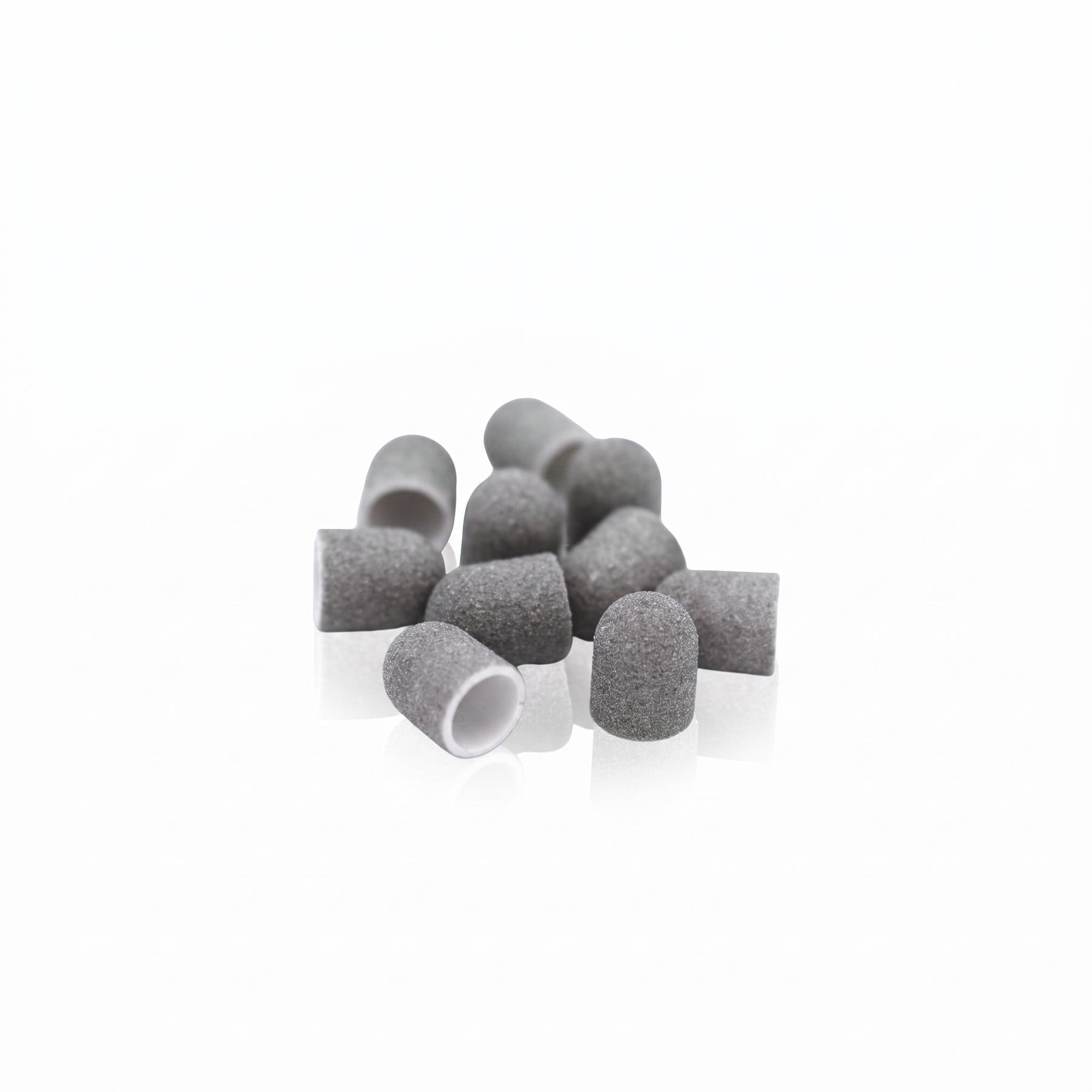 Schleifkappen Hornhaut 10mm (10er Set), Abtrag Bit, Abtragen, fräser bit, Hornhaut entfernen, Hornhaut entfernung, Modellage entfernen, Nägel entfernen für Nägel im Nageldesign & Nagelstudios