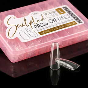 Ballerina L · Sculpted Pressonnails · Soft Gel Tips