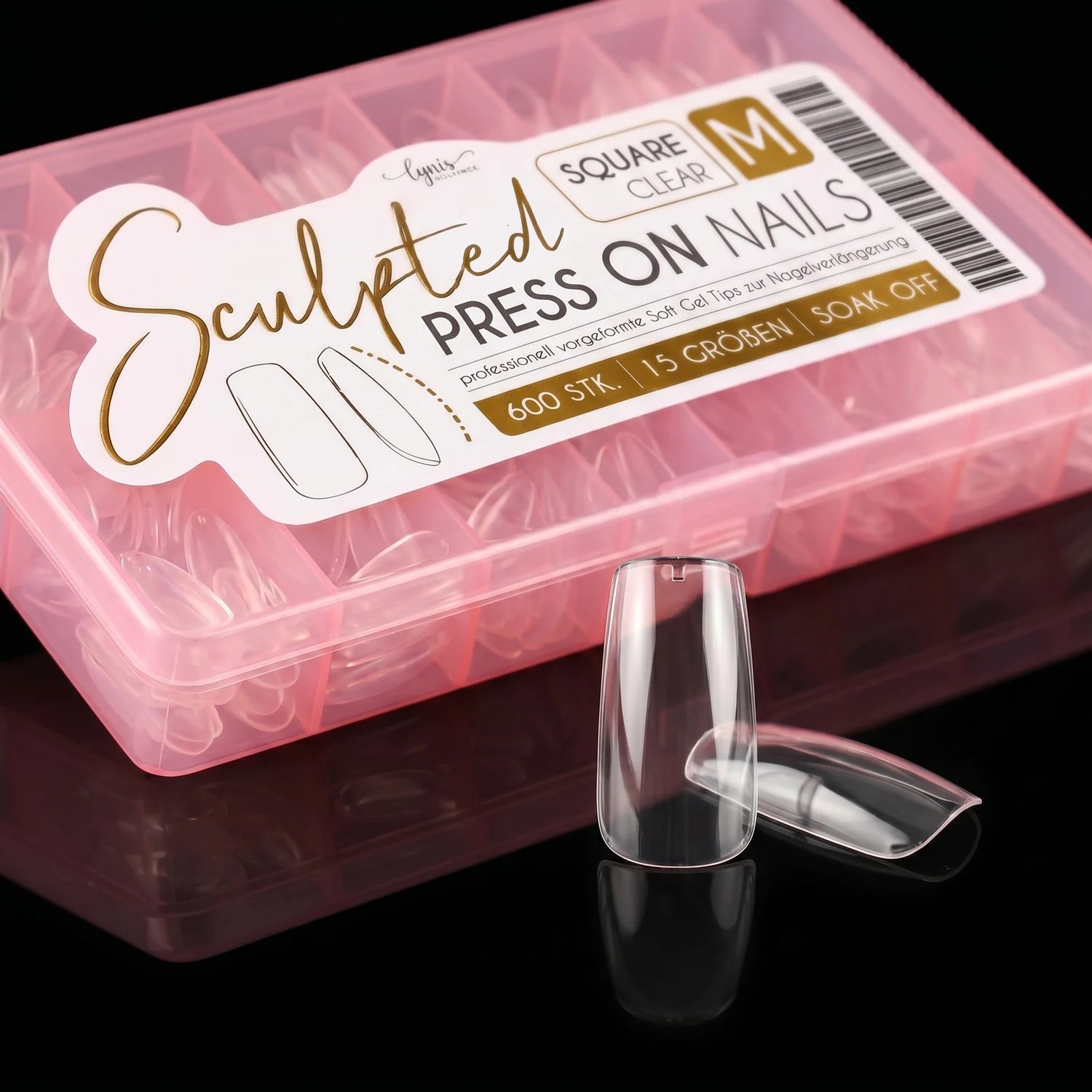 Square M · Sculpted Pressonnails · Soft Gel Tips,  für Nägel im Nageldesign & Nagelstudios
