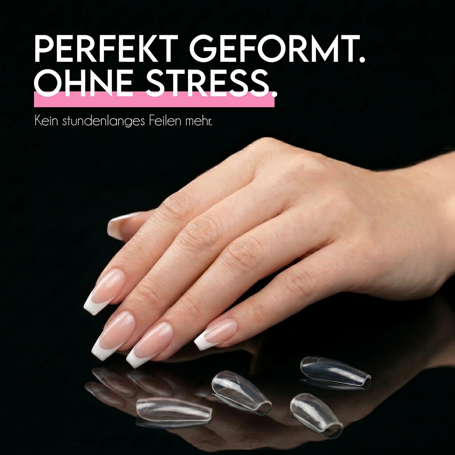 Ballerina M · Sculpted Pressonnails · Soft Gel Tips,  für Nägel im Nageldesign & Nagelstudios