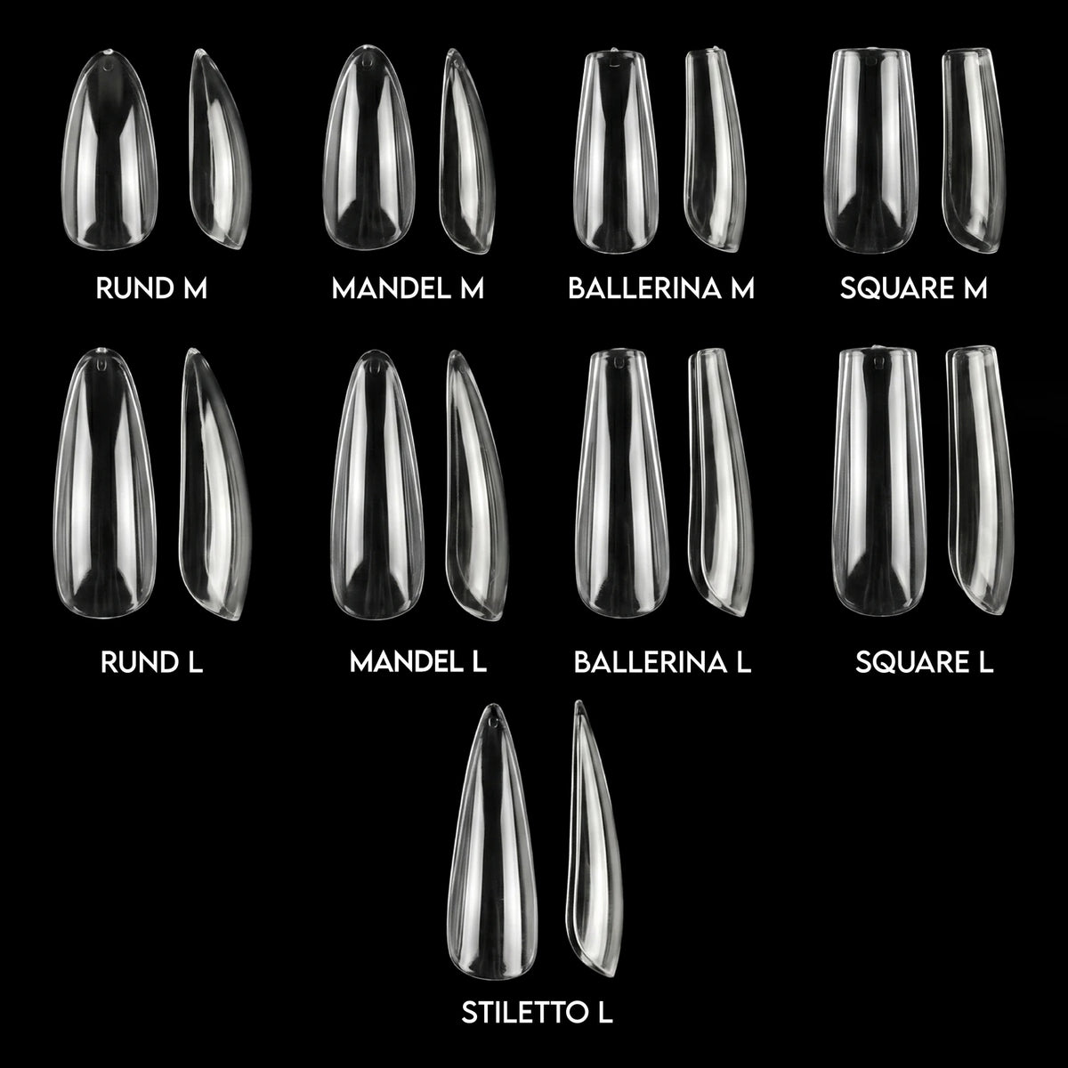 Sculpted Pressonnails · Wahl-Sparset
