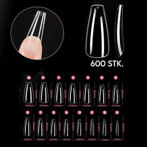 Ballerina L · Sculpted Pressonnails · Soft Gel Tips