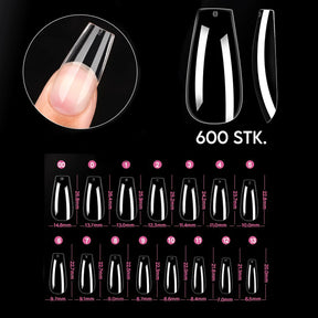 Ballerina M · Sculpted Pressonnails · Soft Gel Tips