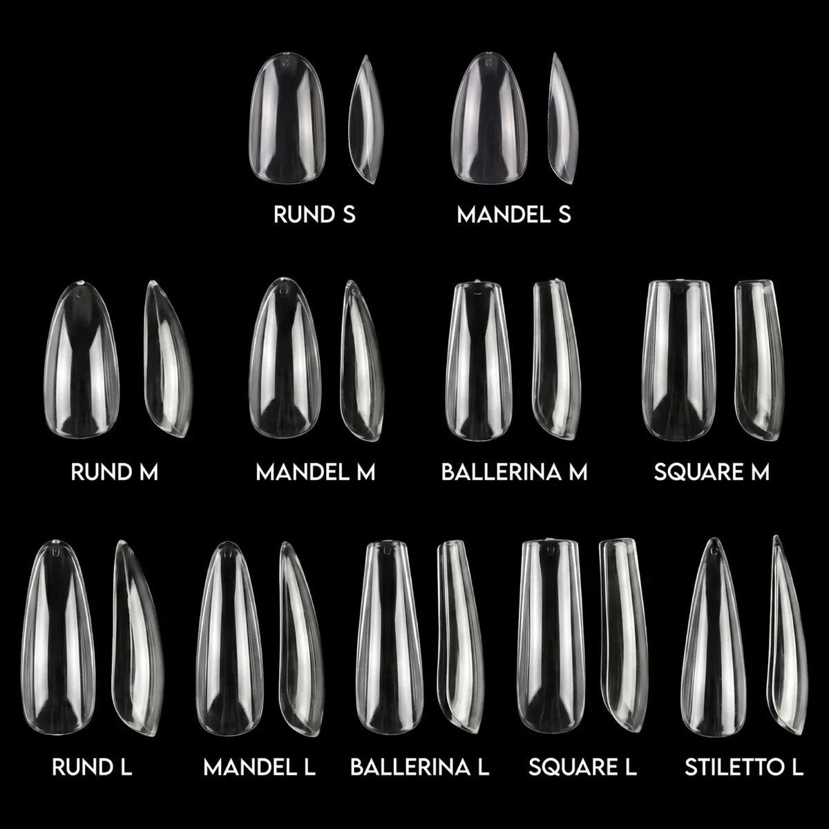 Sculpted Pressonnails · Wahl-Sparset