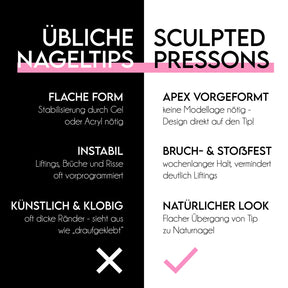 Square L · Sculpted Pressonnails · Soft Gel Tips