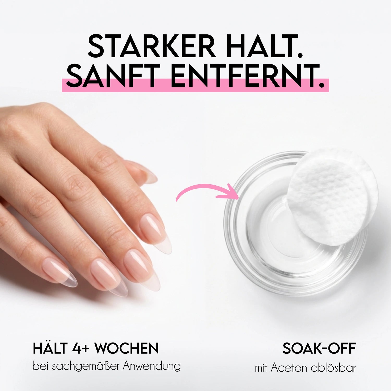 Square L · Sculpted Pressonnails · Soft Gel Tips, hidden für Nägel im Nageldesign & Nagelstudios