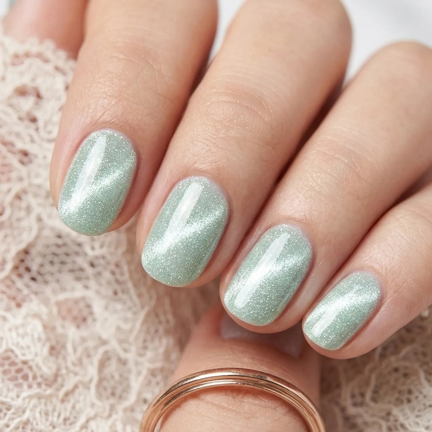 Shellac · Bridal Cat Eye 02 10ml, Effekt Lack, gel polish, Gellack, Magnet Lack, nail polish, uv lack für Nägel im Nageldesign & Nagelstudios